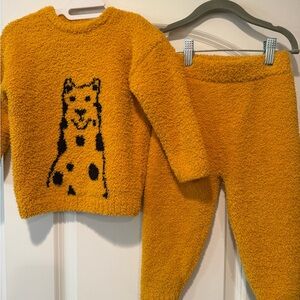 Hanna Andersson Fuzzy Kids Set - 2T